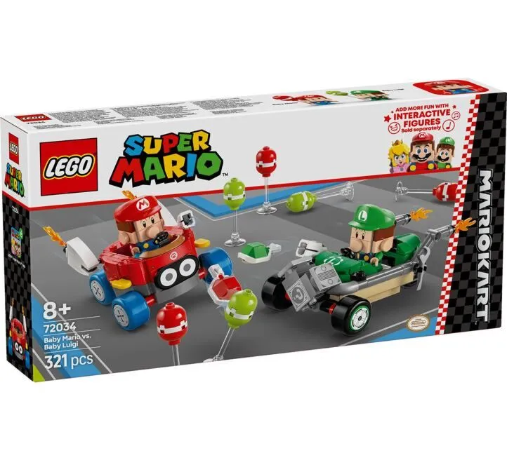 LEGO IGRAČKA MARIO KART™ – BEBA MARIO PROTIV BEBE LUIĐIJA 72034