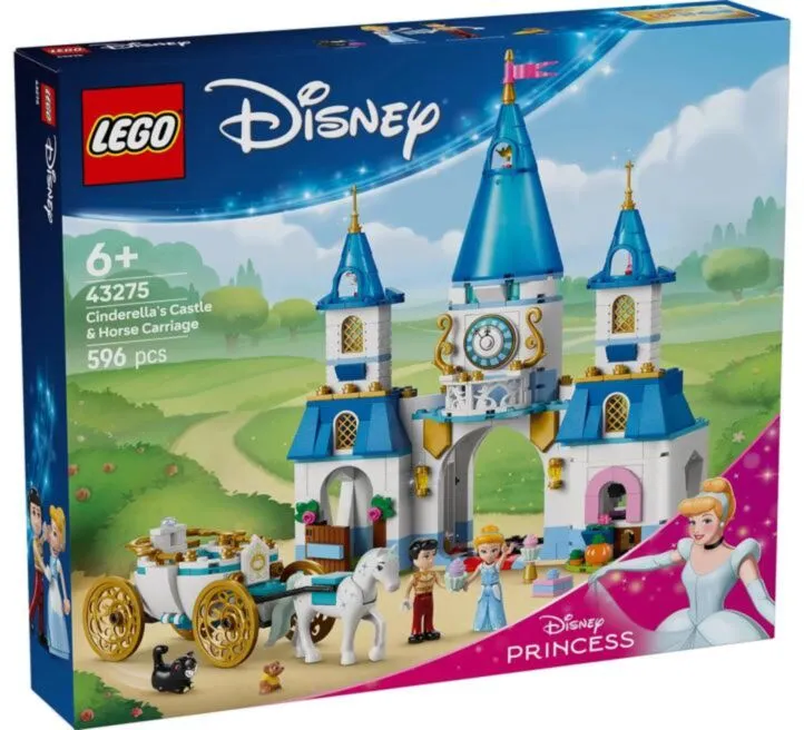 LEGO IGRAČKA PEPELJUGIN ZAMAK I KOČIJA SA KONJIMA 43275