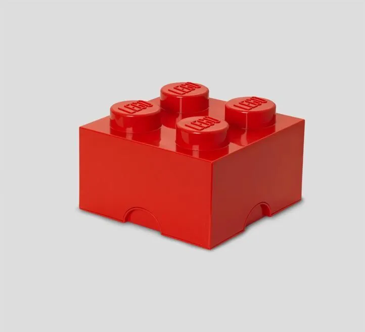 LEGO KUTIJA ZA ODLAGANJE 4 - CRVENA