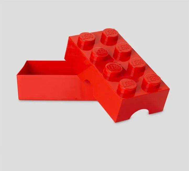LEGO Kutija za odlaganje ili užinu, mala 8 - Crvena