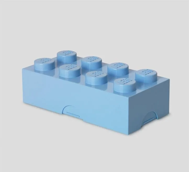 LEGO KUTIJA ZA ODLAGANJE ILI UŽINU, MALA 8 - ROJAL PLAVA
