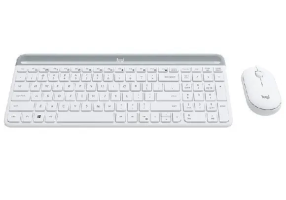 LOGITECH TASTATURA I MIŠ MK470 - BELA