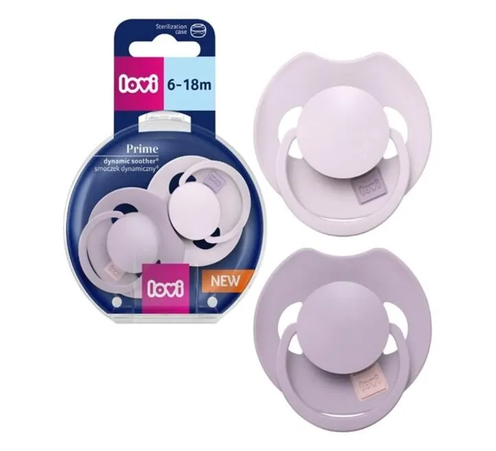 LOVI PRIME SILICONE DYNAMIC VARALICA 6-18M 2KOM - LILAC/VIOLET 34/422