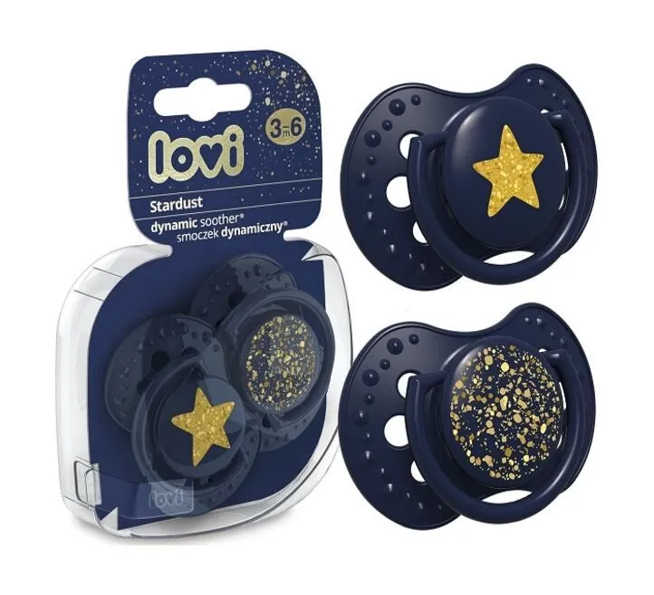 LOVI SILICONE DYNAMIC VARALICA 3-6M 2KOM - STARDUST BLUE
