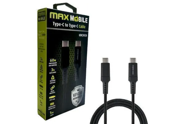 Max Mobile Kabl za brzo punjenje Tip C Kevral QC 3 A - 1 m