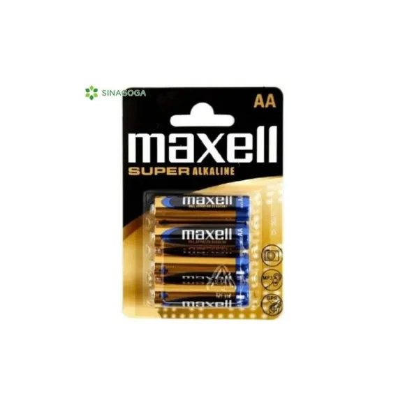 MAXELL ALKALNA BATERIJA LR6 SUPER - 4 KOMADA