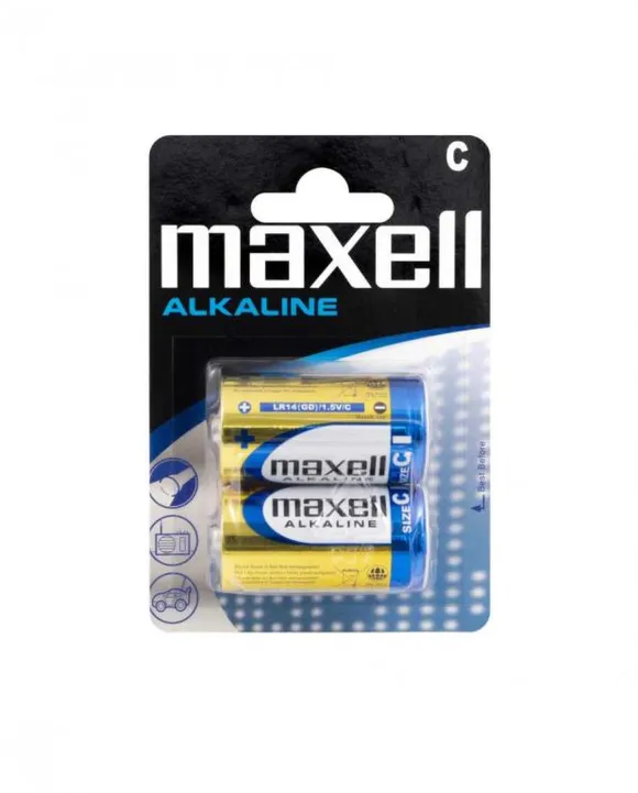 MAXELL ALKALNE BATERIJE LR14 - 2 KOMADA