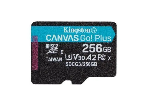 MEMORIJSKA KARTICA SDCG3/256GBSP 256GB MICROSDXC CANVAS GO PLUS 170R A2 U3 V30 SINGLE PACK W/O ADP