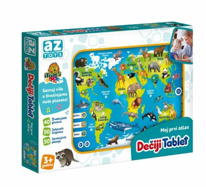 MILLA DEČJI TABLET MOJ PRVI ATLAS 11/75564