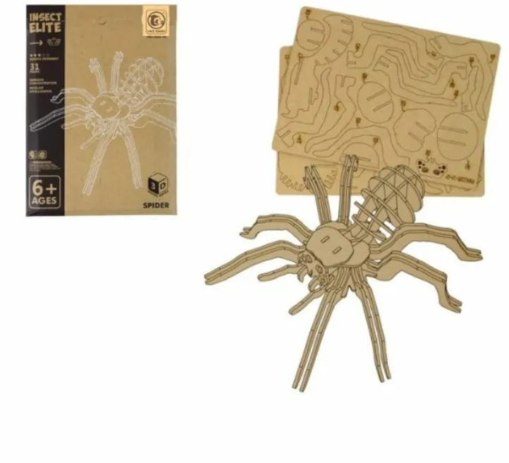 Milla Drvene 3D puzzle 31 komad Pauk  91/71131