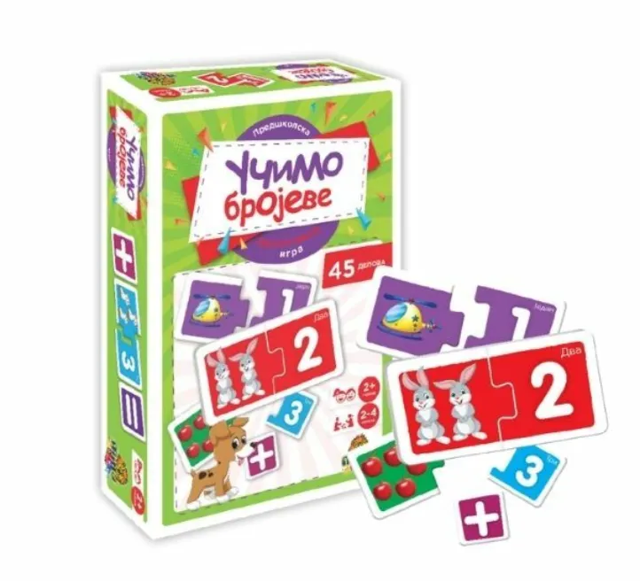MILLA EDUKATIVNA SLAGALICA UČIMO BROJEVE 58/70530