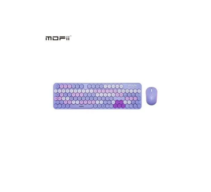 MOFII KOMPLET TASTATURA I MIŠ HONEY COMB SMK-649M5AGPR - LJUBIČASTI