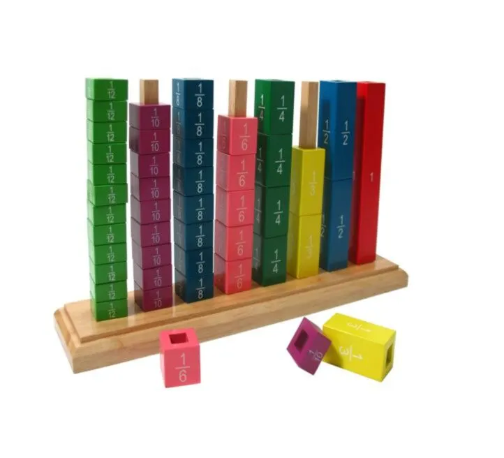 MONTESSORI IGRAČKA MONTESORI DRVENI KVADRI