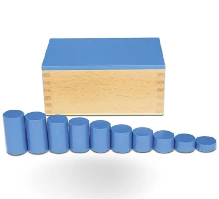 MONTESSORI IGRAČKA MONTESORI KUTIJA SA CILINDROM PLAVA