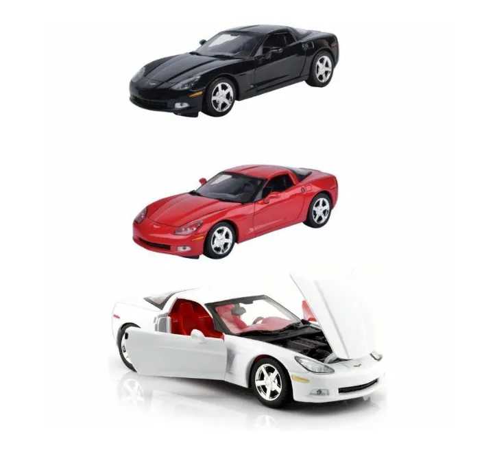 MOTOR MAX IGRAČKA METALNI AUTO 1:24 2005 GM CHEVROLET CORVETTE C6 MIX 25/73270