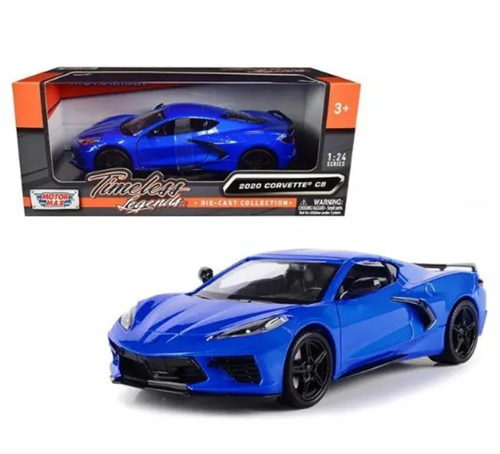 MOTOR MAX IGRAČKA METALNI AUTO 1:24 2020 CORVETTE C8 25/79360