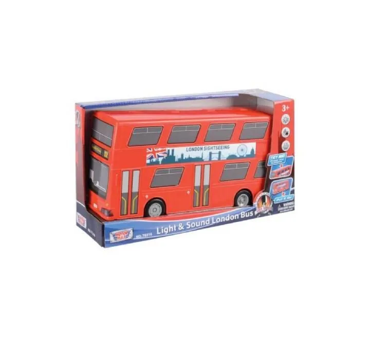 MOTOR MAX IGRAČKA METALNI AUTO SA ZVUKOM I SVETLOM LONDON BUS 25/78316