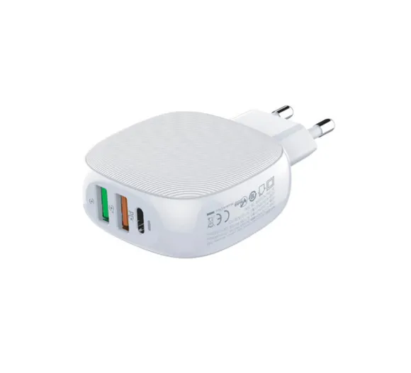 MOYE PUNJAČ USB PD TYPE-C QC-BELI
