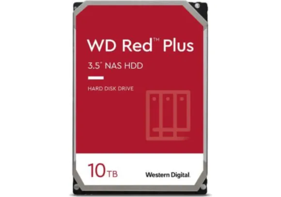 NAS HDD 3,5" SATA 10 TB WESTERN DIGITAL RED PLUS - WD101EFBX