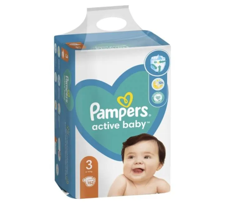 PAMPERS ACTIVE BABY MB 3 152 KOM