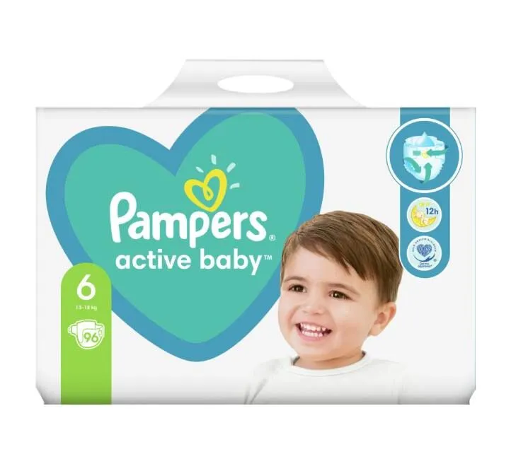 PAMPERS ACTIVE BABY MB 6 96 KOM
