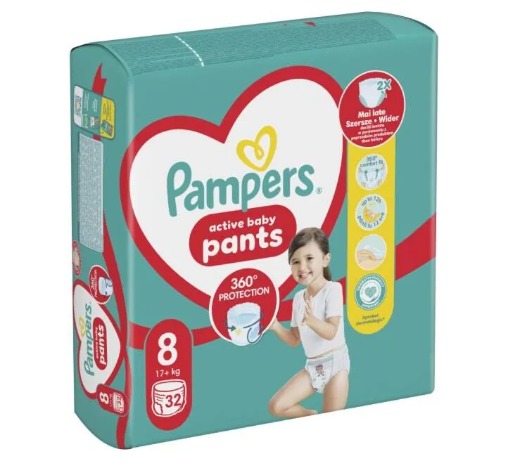 PAMPERS PANTS JP 8 32 KOM