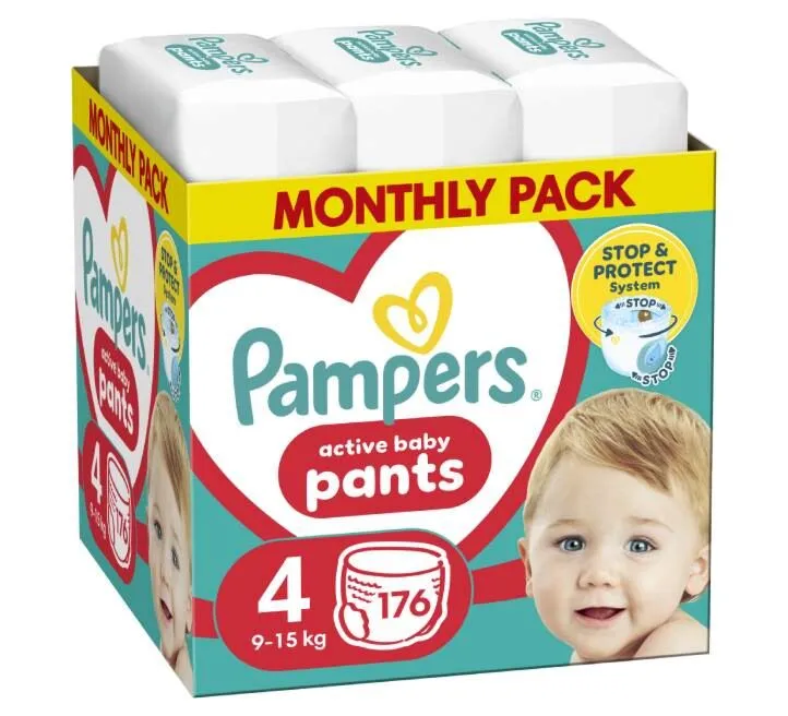 PAMPERS PANTS MSB 4 176 KOM