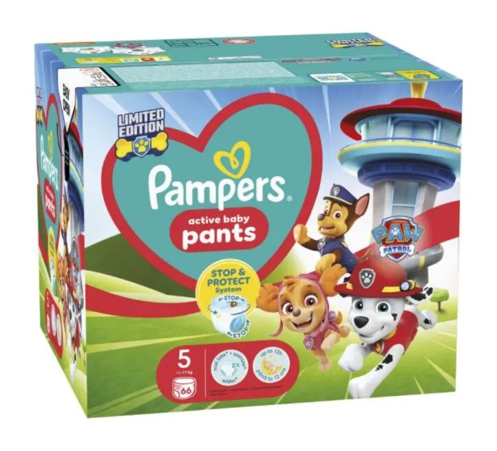PAMPERS PANTS PAW PATROL 5 66 KOM