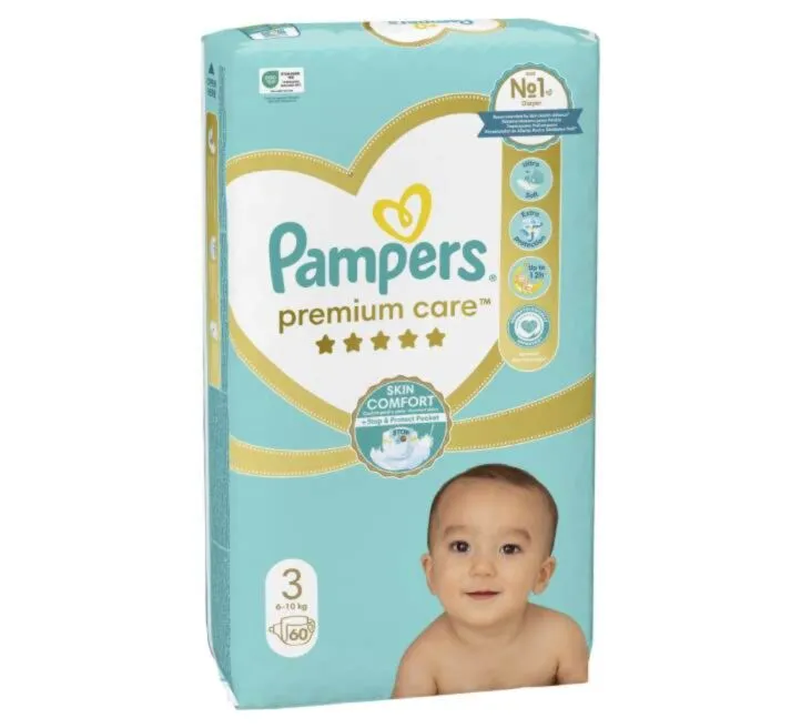 PAMPERS PREMIUM CARE 3 60KOM