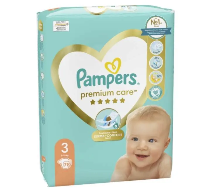 PAMPERS PREMIUM CARE JP 3 78 KOM