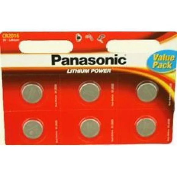 PANASONIC BATERIJE CR-2016 L/6BP