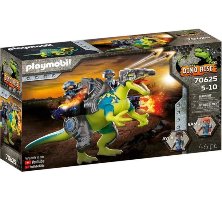 PLAYMOBIL DINO RISE SPINOSAURUS: SNAGA DUPLIRANE ODBRANE