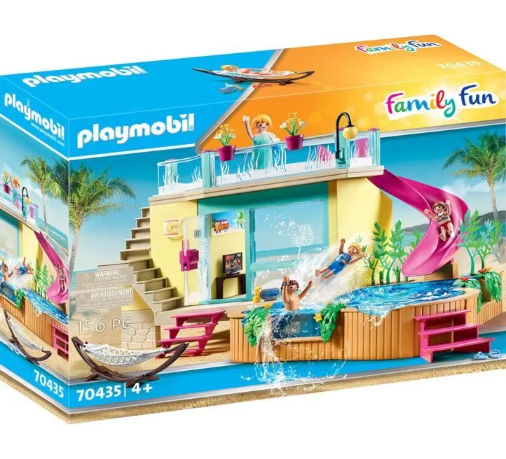 PLAYMOBIL FAMILY FUN BUNGALOV SA BAZENOM