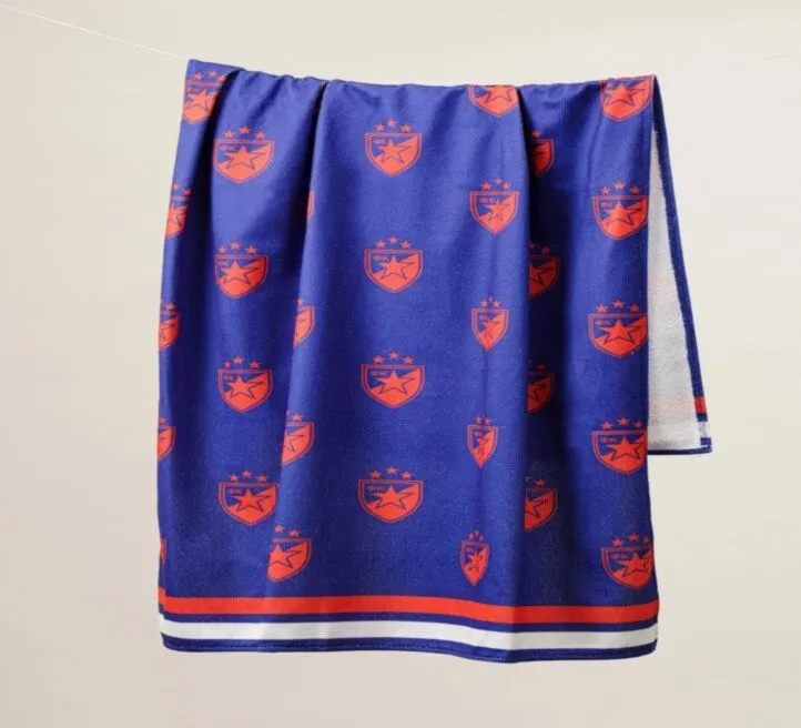PLAZNI PEŠKIR CRVENA ZVEZDA 70 CM X 140 CM-PLAVI MOCK UP