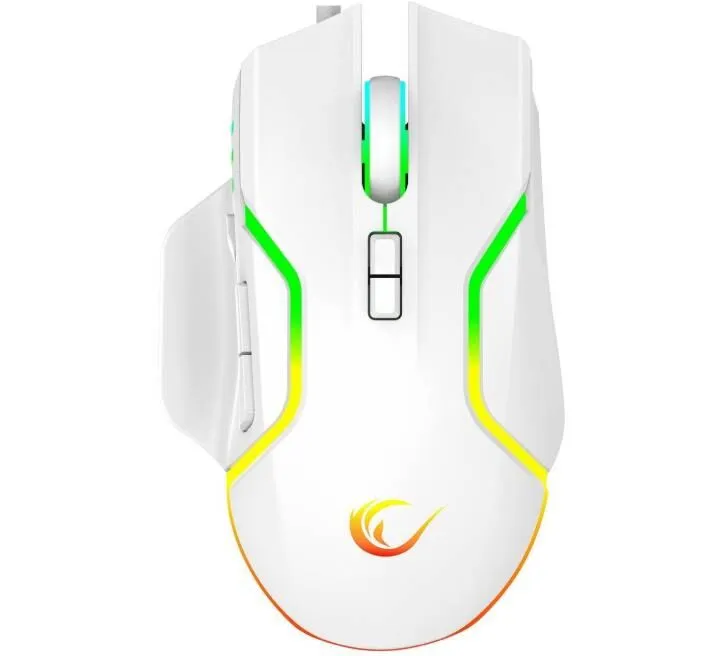 RAMPAGE GAMING ŽIČNI MIŠ MIRACLE M2 - BELI