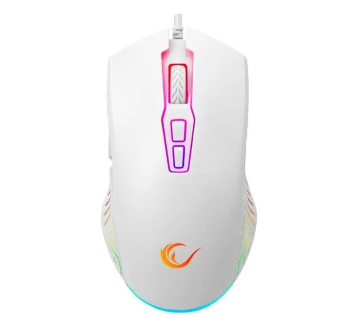 RAMPAGE GAMING ŽIČNI MIŠ SMX-G68 SPEAR - BELI