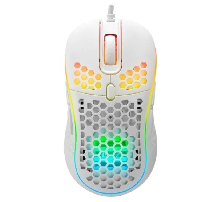 RAMPAGE GAMING ŽIČNI MIŠ SMX-R85 GENTLE - BELI