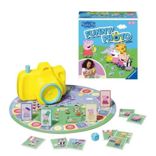 RAVENSBURGER DRUŠTVENA IGRA - PEPA PRASE SMEŠNA PHOTO IGRA RA20982