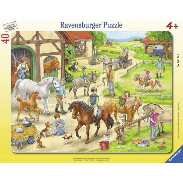 Ravensburger puzzle- Dan na ranču RA06164