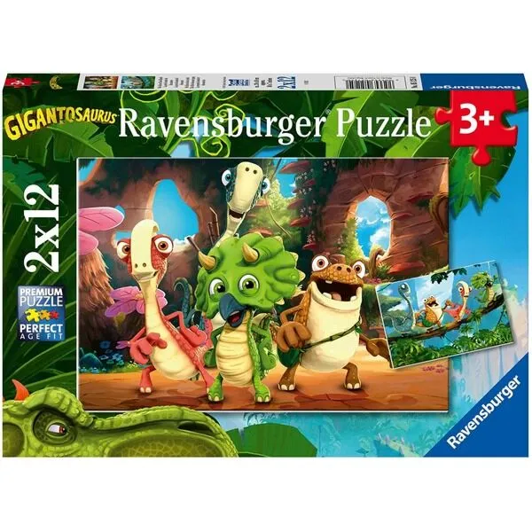 RAVENSBURGER PUZZLE- DRUŽINA MALIH DINOSAURUSA RA05125