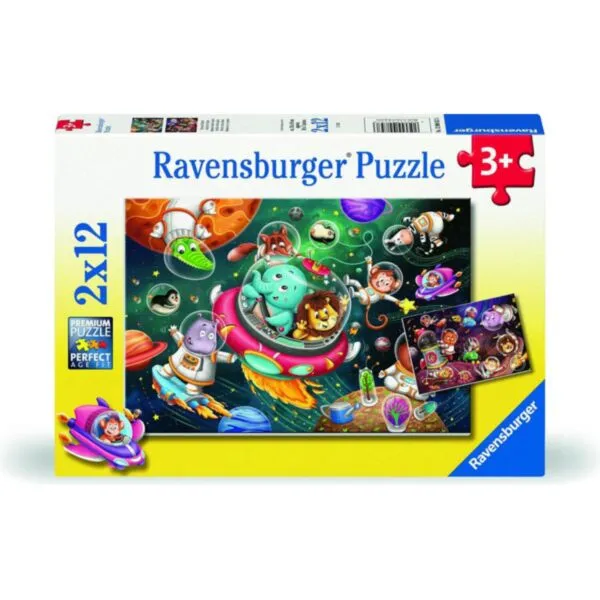 RAVENSBURGER PUZZLE - ŽIVOTINJE U SVEMIRU RA12000857