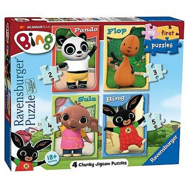 RAVENSBURGER PUZZLE - MOJE PRVE PUZZLE 4 U 1 RA06869