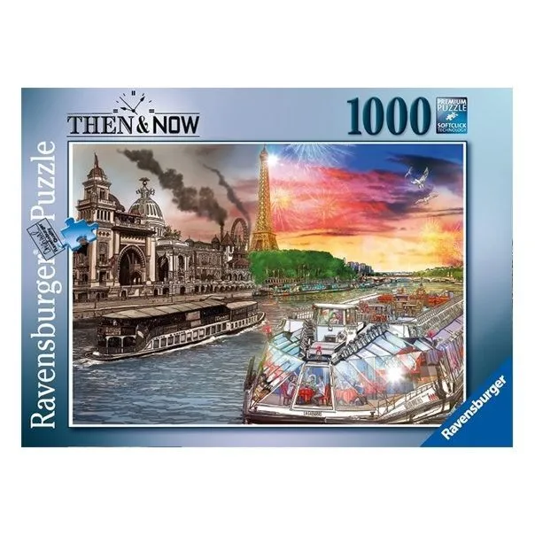 RAVENSBURGER PUZZLE PARIZ - NEKAD I SAD RA16571