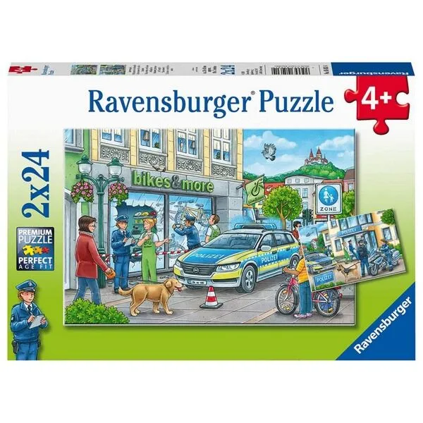 Ravensburger puzzle- Policajci na poslu RA05031