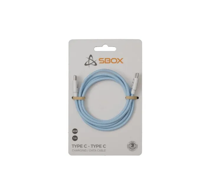 S-BOX Kabl za telefon Type-C - Type-C 1 m - Plavi