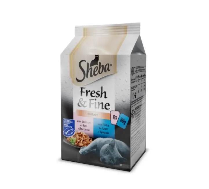 Sheba Kesice za mačke izbor ribe 6 x 50 g