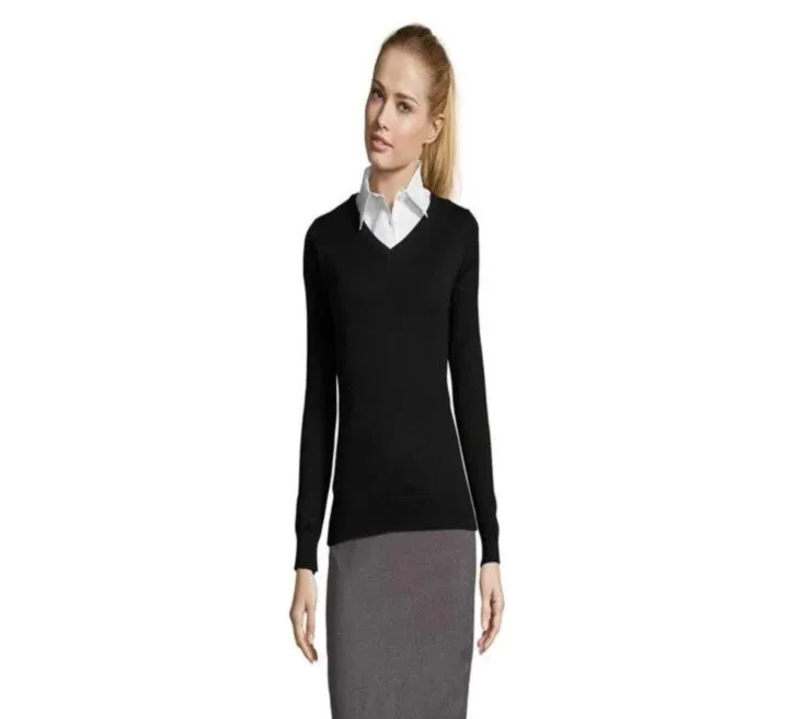 SOL'S ŽENSKI DŽEMPER GALAXY WOMEN CRNA XXL 390.010.80.XXL