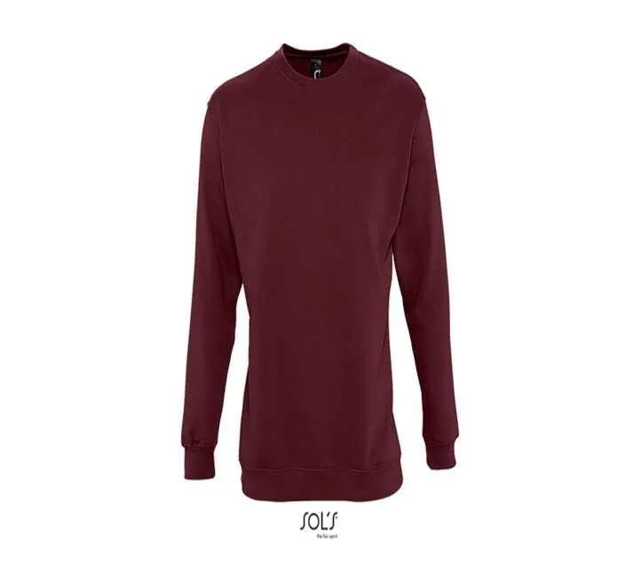 SOL'S Unisex dukserica NEW SUPREME Bordo M 313.250.24.M