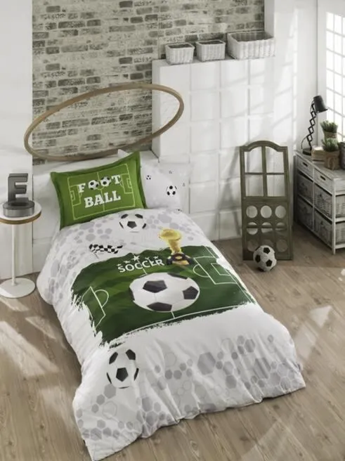 STEFAN POSTELJNI SET ŠTAMPA 140 CM X 200 CM - FUDBAL
