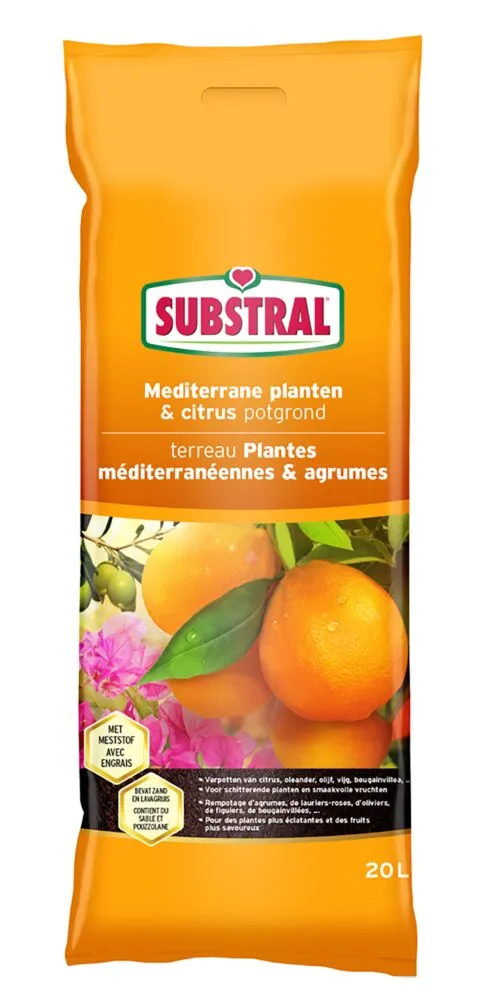SUBSTRAL ZEMLJA ZA MEDITERANSKE BILJKE I CITRUSE 20 L SC STME20